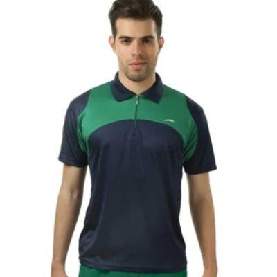 Stag Men’s Solid Regular Fit T-Shirt (Model: Graphic/ Navy)