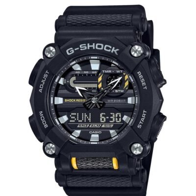 G-Shock Casio G-Shock GA-900-1ADR Black Analog-Digital Dial Black Resin Strap Men’s Watch G1057