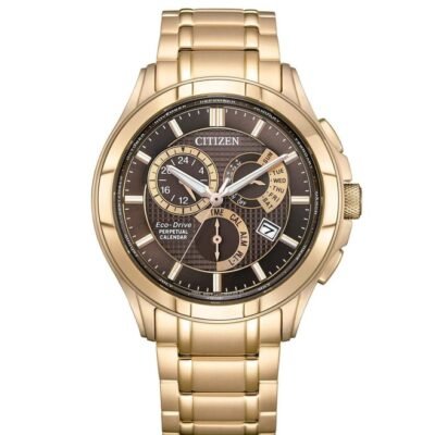 Citizen BL8163-50X Eco-Drive Perpetual Calendar Chronograph Watch for Men