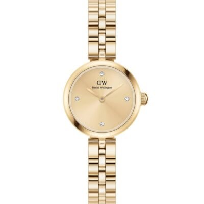 Deniel Wellington Elan Women Gold Round Dial Analog Watch – DW00100718K