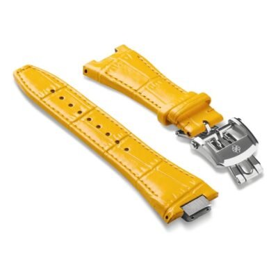 Golden Concept Yellow Leather Watch Strap ST-45-CE-YL-S