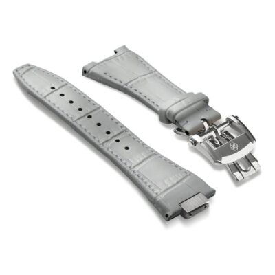 Golden Concept Grey Leather Watch Strap ST-41-CE-GY-S