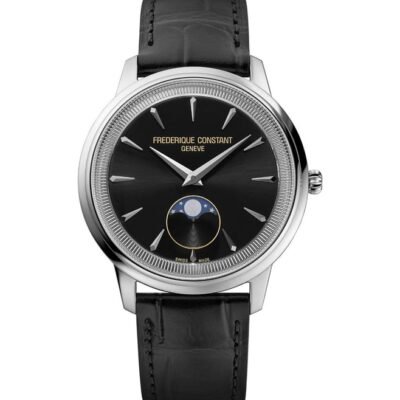 Frederique Constant FC-206B3S6 Classic Moneta Moonphase Moneta Moonphase Analog Watch for Unisex