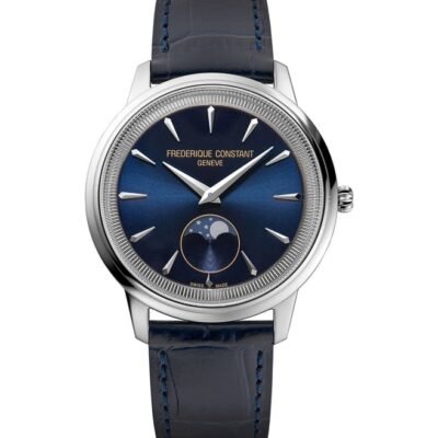 Frederique Constant FC-206N3S6 Classic Moneta Moonphase Moneta Moonphase Analog Watch for Unisex