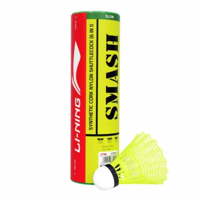 Li-Ning Smash Nylon Shuttlecock, Slow – Yellow